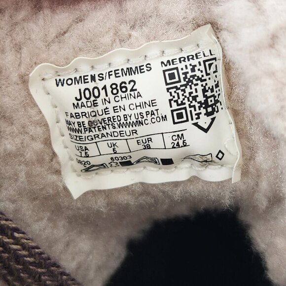 Merrell Womens Size 7. 5 Haven Polar Waterproof Mid Lace Winter Boots Olive Gray - Picture 8 of 15